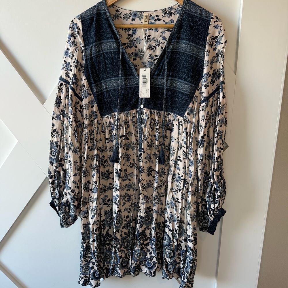 Spell Elle Boho Mini Dress NWT - Picture 6 of 11